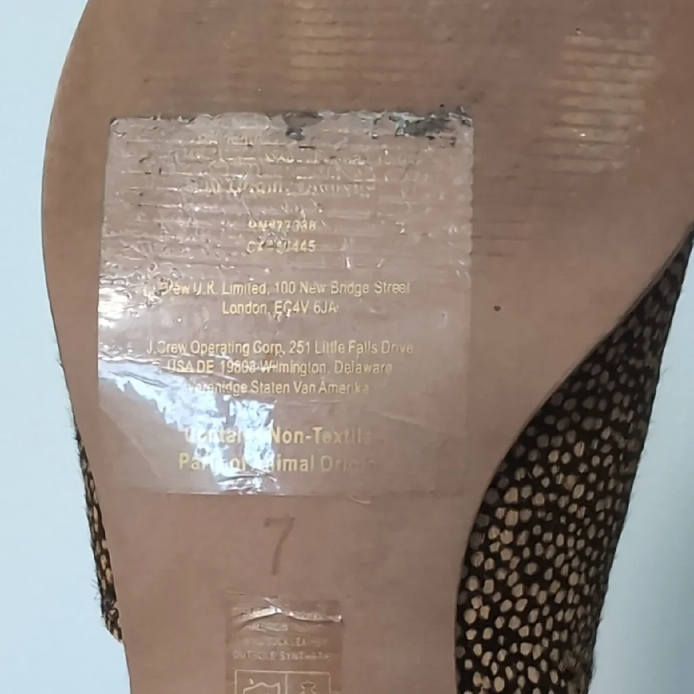 Madewell The Lucie Bootie Sz 7 Leather Brown Cutout Flat Calf Hair Upper Slip-On - Picture 11 of 16